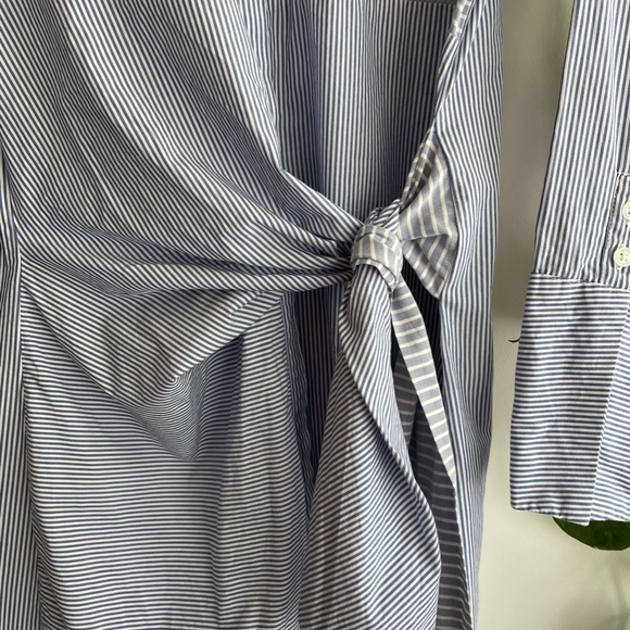 RESERVED Asymmetric shirt mini dress Sz S - Picture 4 of 6